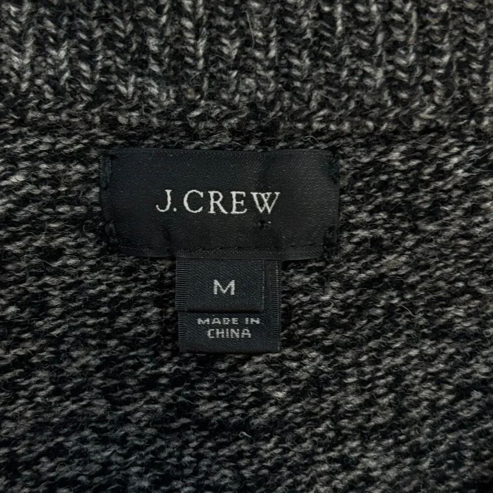 J. Crew Men 100% Lambswool Sweater Size Medium Crew Neck C120 -29